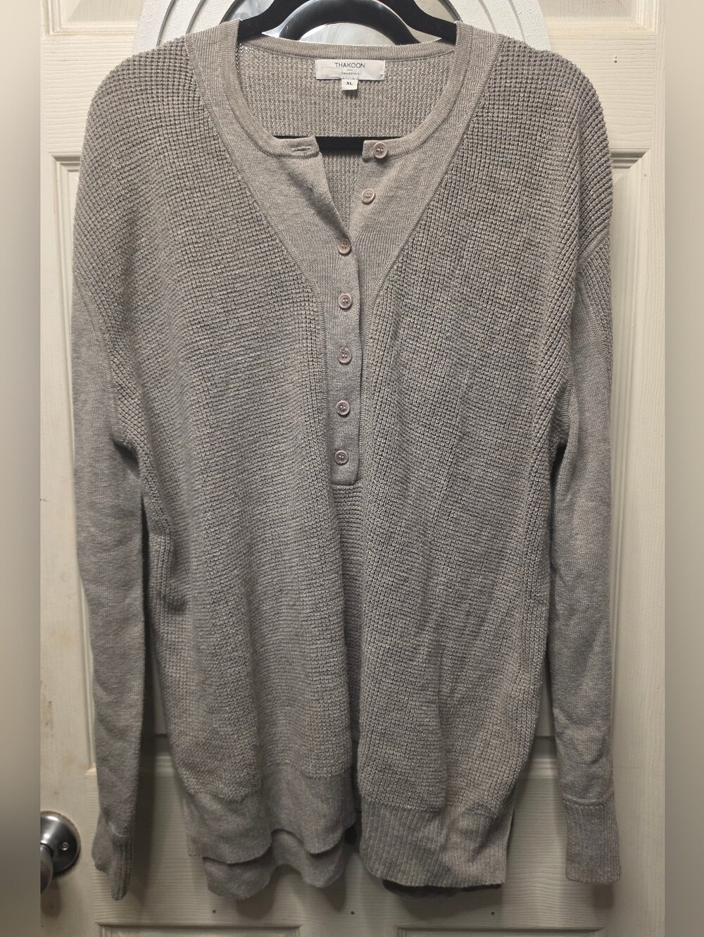Thakoon Light Gray Knit Pullover